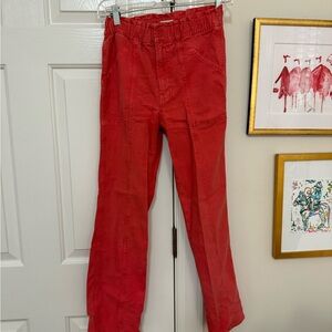 MOTHER Red Cargo Women’s Pants